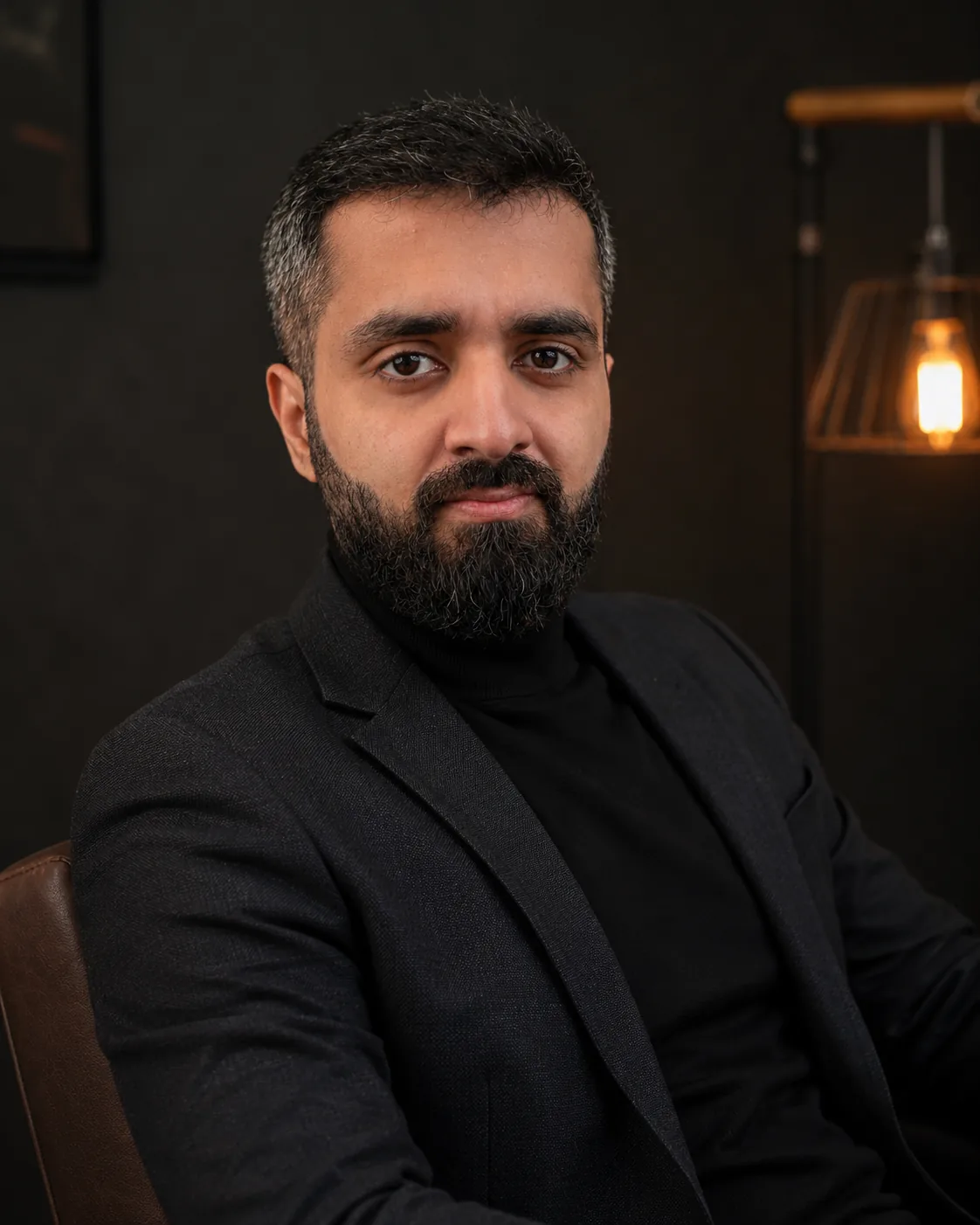 Editorial portrait of Taimoor Asghar